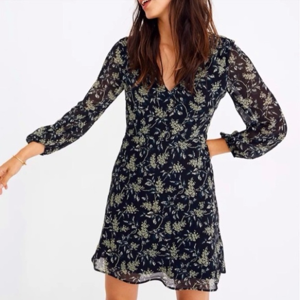 Madewell Marguerite Dress in Antique Flora